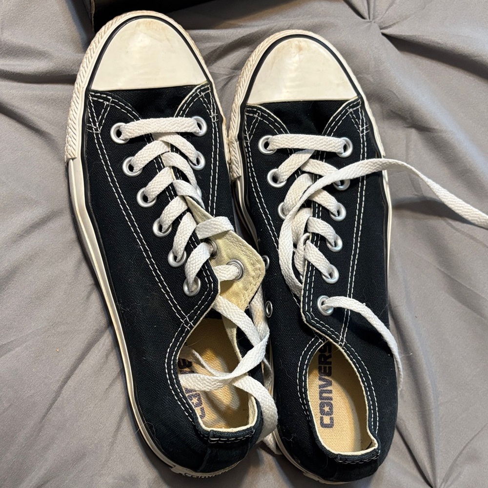 Converse Black and White Canvas Shoes